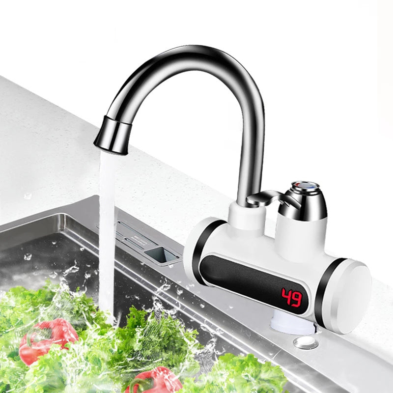 Smart Electric Water Tap with Temperature Display