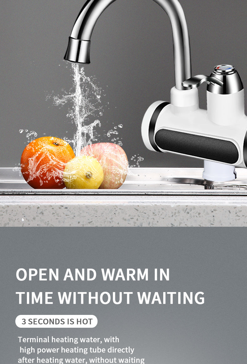 Smart Electric Water Tap with Temperature Display