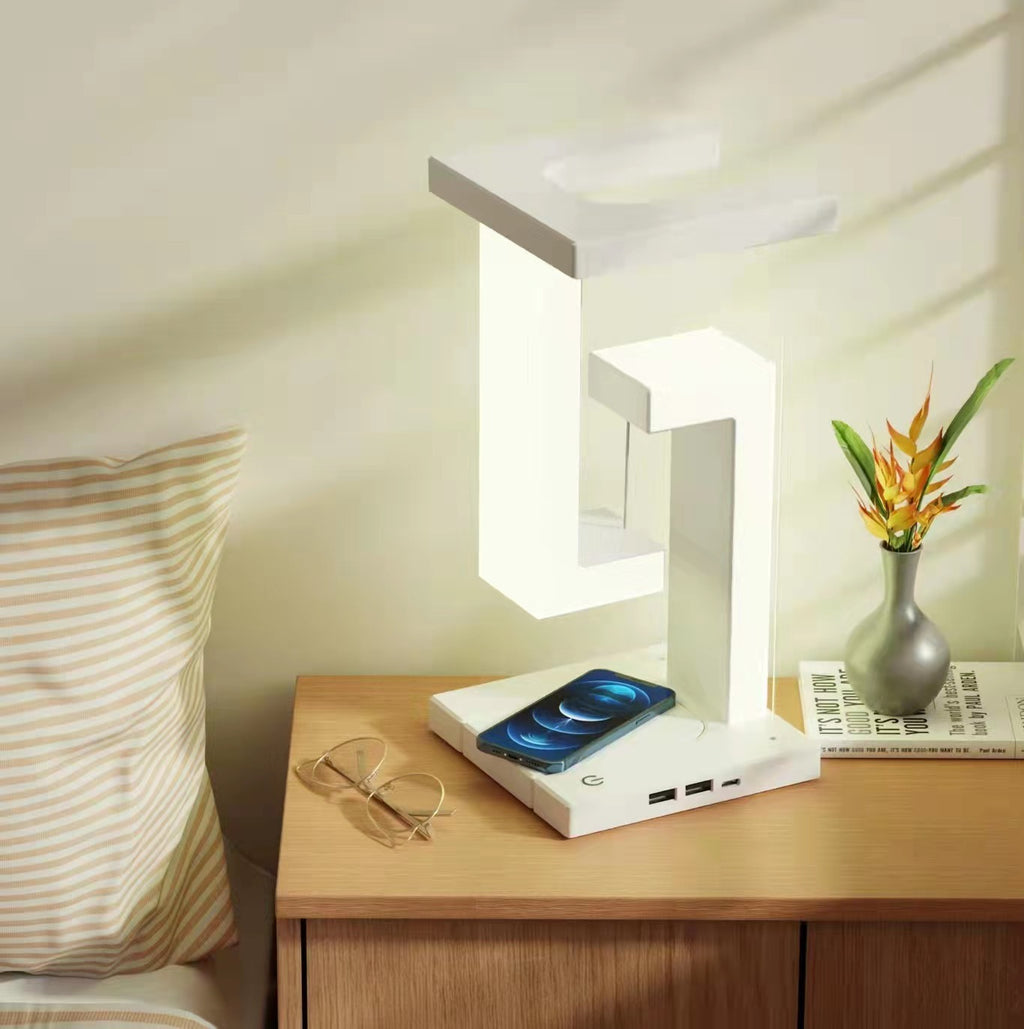 Wireless Charging Floating Table Lamp – Creative Balance Light