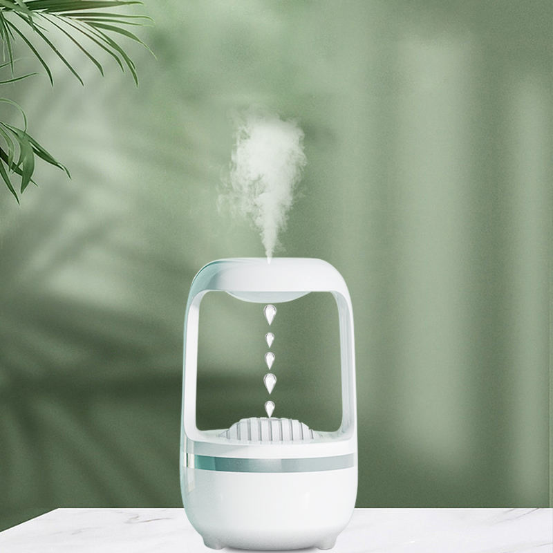 Anti-Gravity Water Drop Humidifier – Aromatherapy & Large Capacity